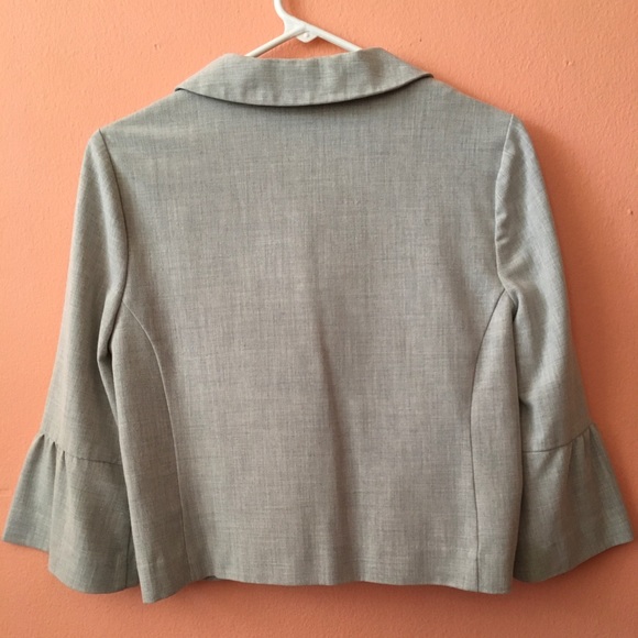 BCX (M) Light gray 3/4 sleeve blazer - Picture 4 of 5